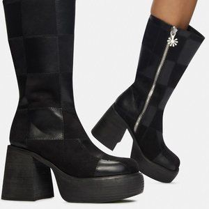 ISO GROOVY MOVE PATCHWORK GO GO BOOTS